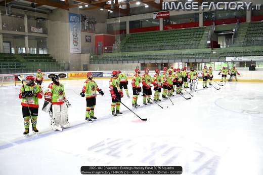 2020-10-10 Valpellice Bulldogs-Hockey Pieve 0075 Squadra